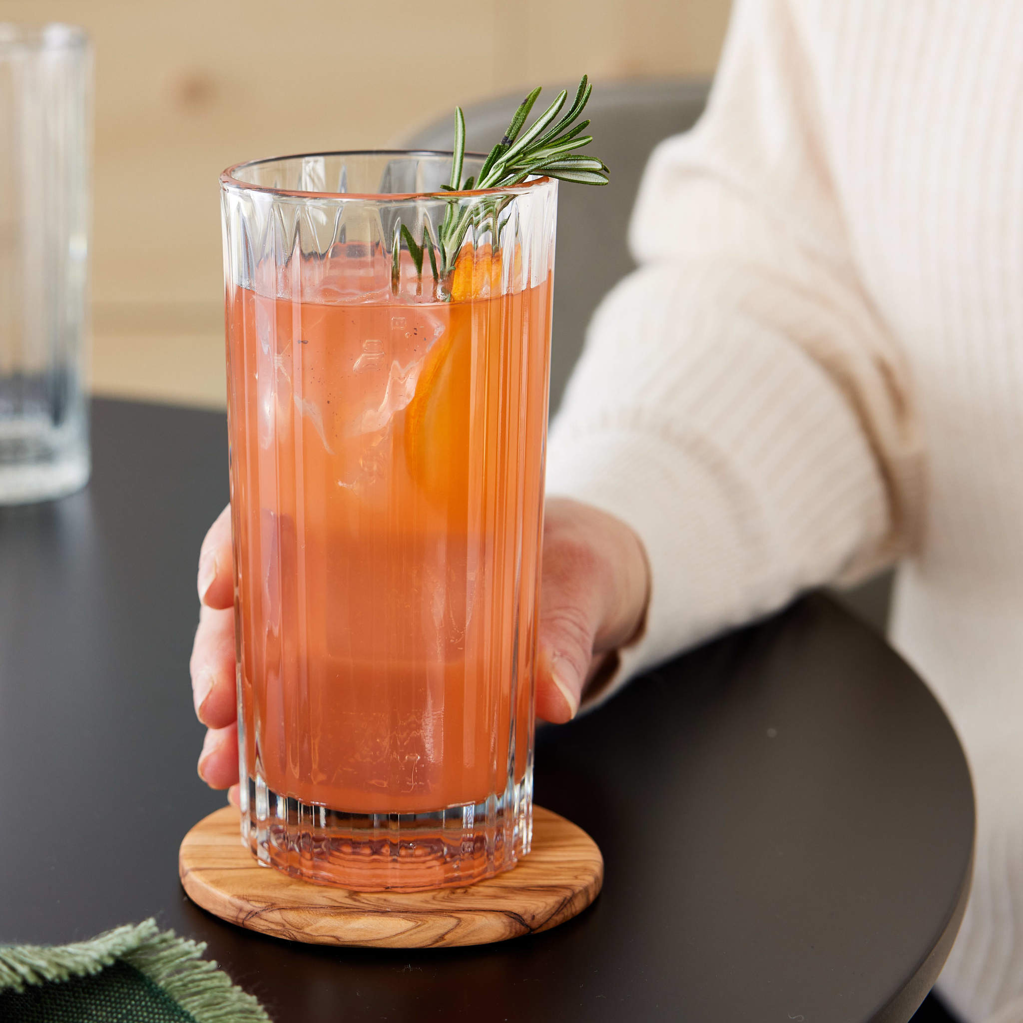 Flashback Tumbler Glasses, 16-ounce, Set of 4