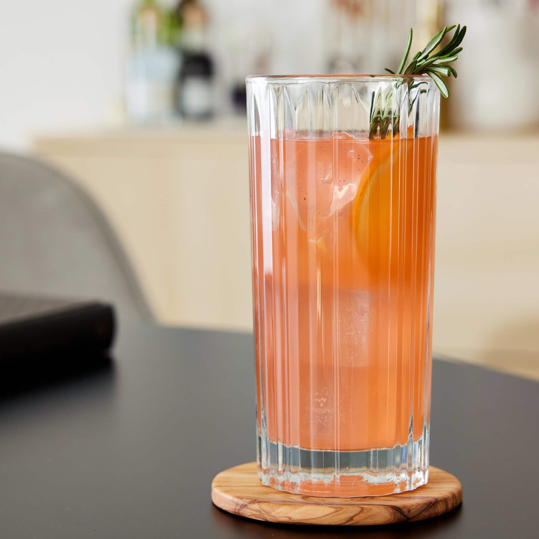 Flashback Tumbler Glasses, 16-ounce, Set of 4