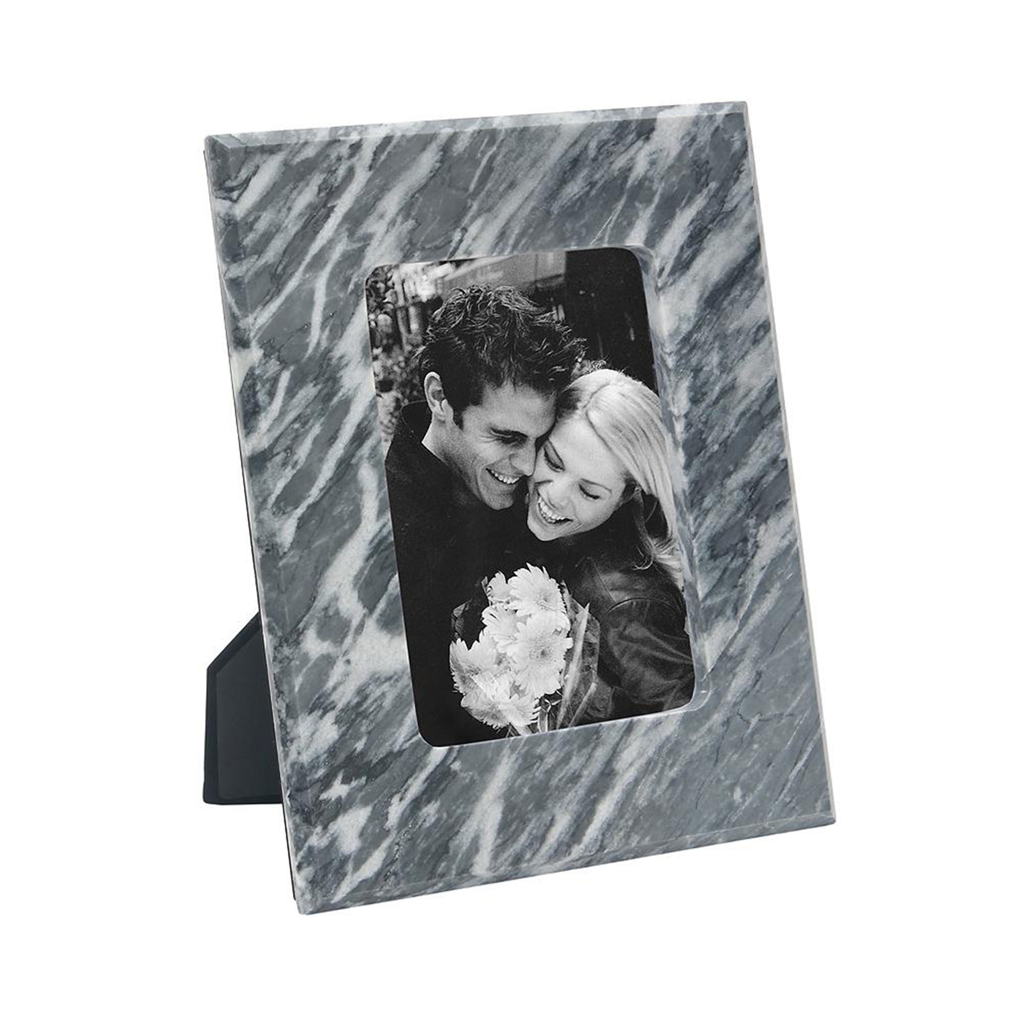 black and gold marble 5 x 7 picture frame