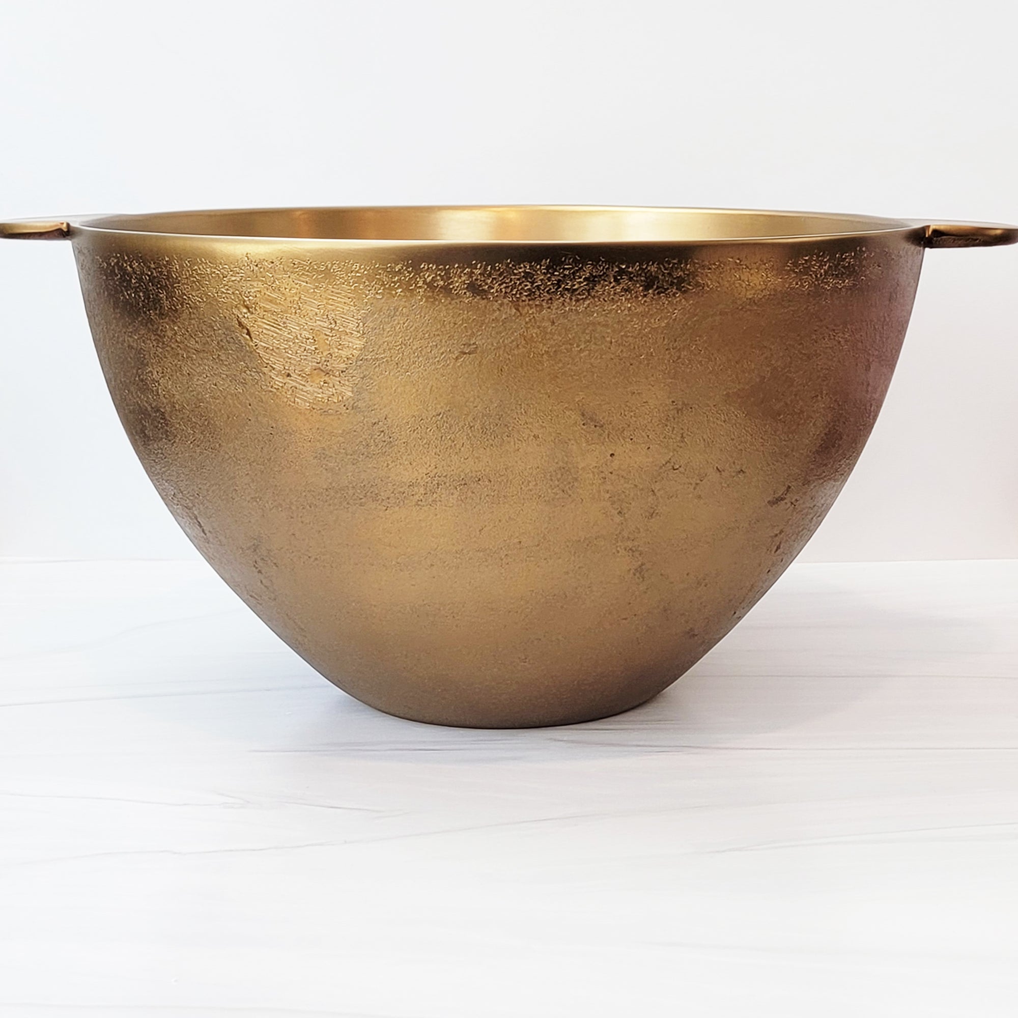 Large textured brass party bucket