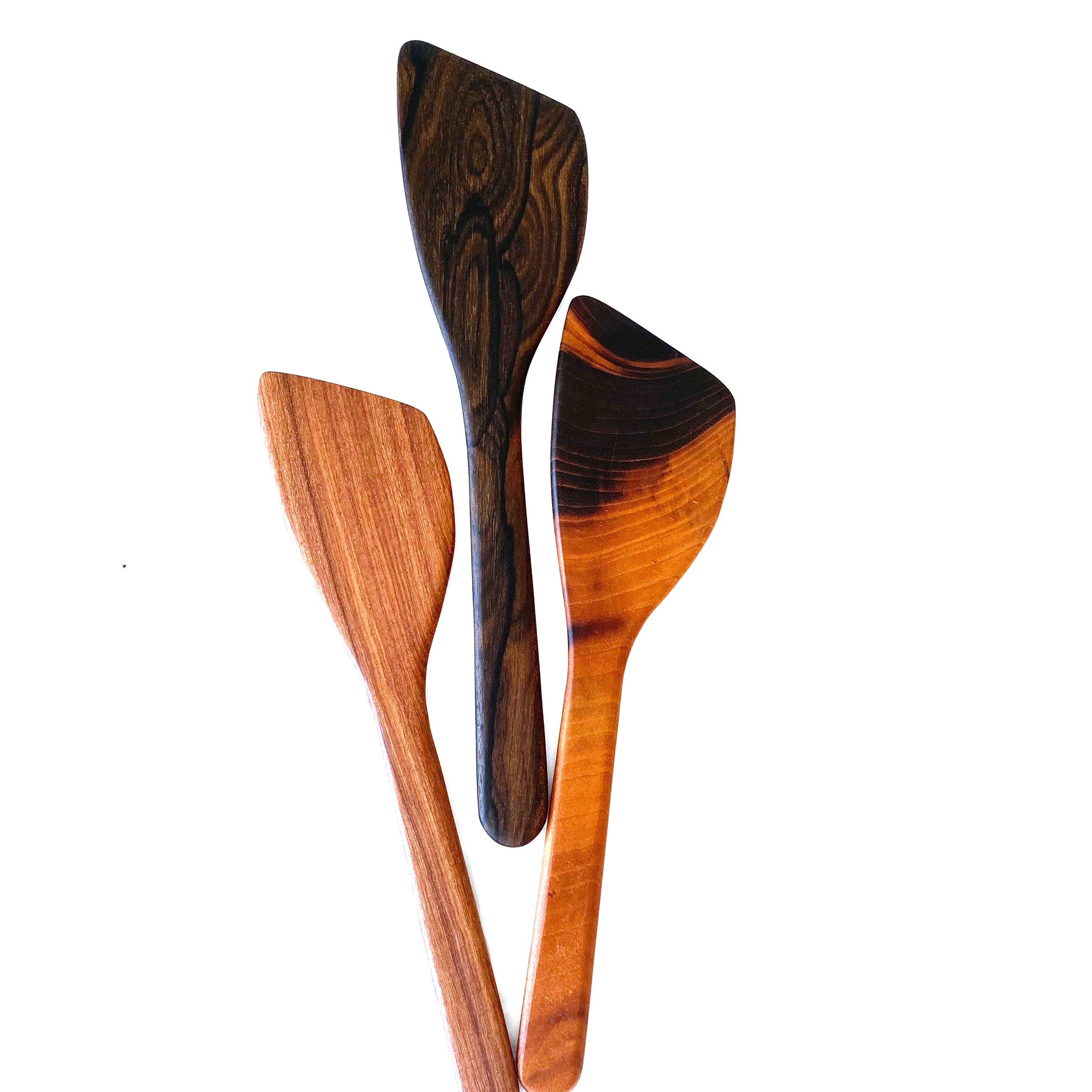 S/3 Handcarved Kitchen Utensils