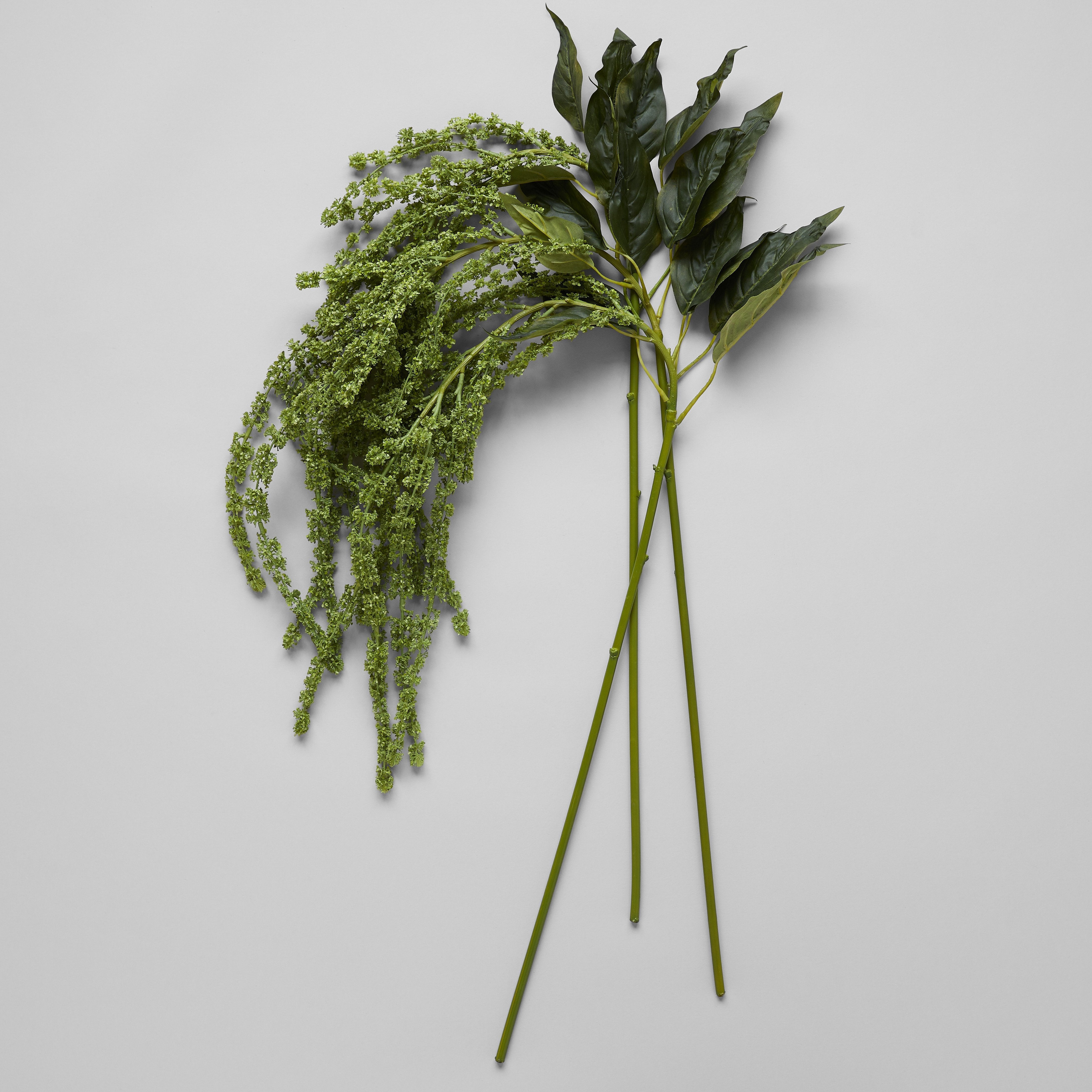 EcoFaux Green Amaranthus Spray