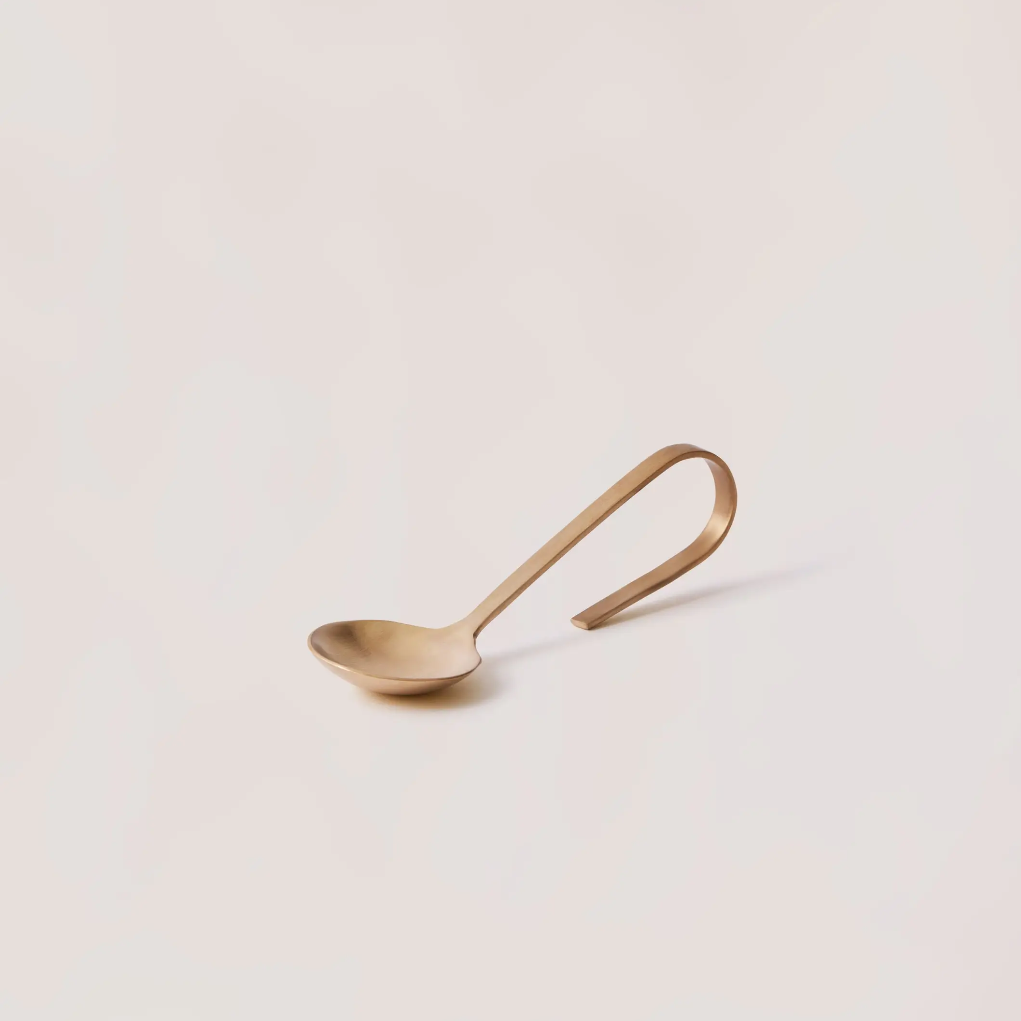 loop brass sauce spoon