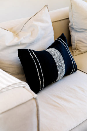 Bogota Lumbar Pillow - Black