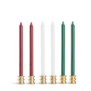 classic christmas taper candles