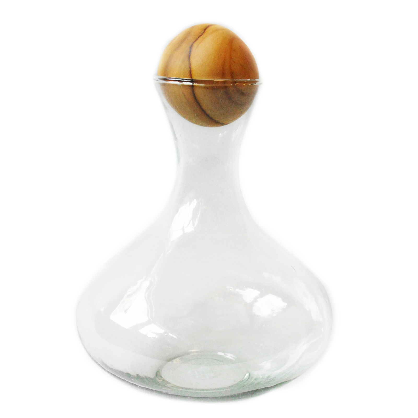 Clasico Decanter Large with Wood Topper