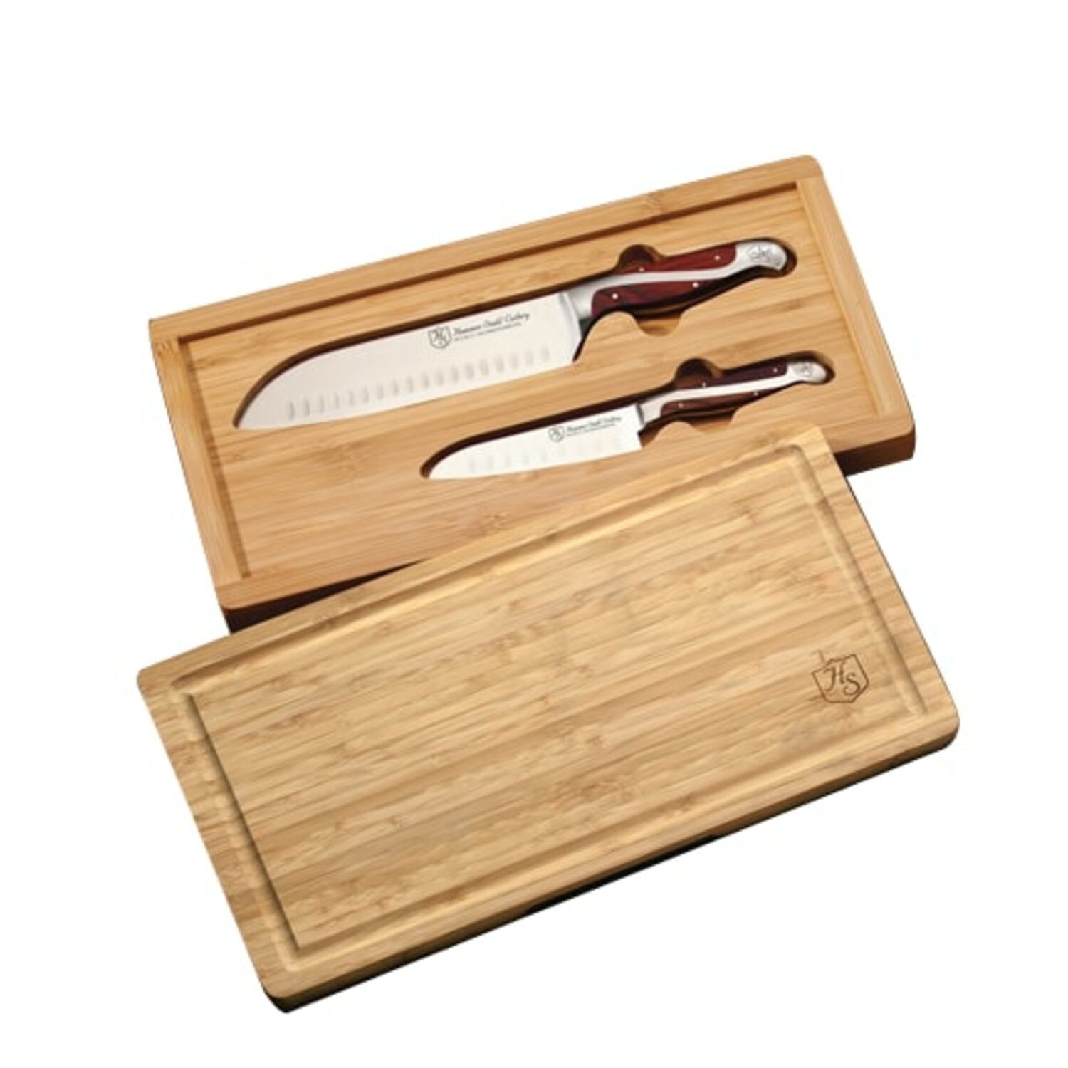 Hammer Stahl 2 Piece Bamboo Case Set