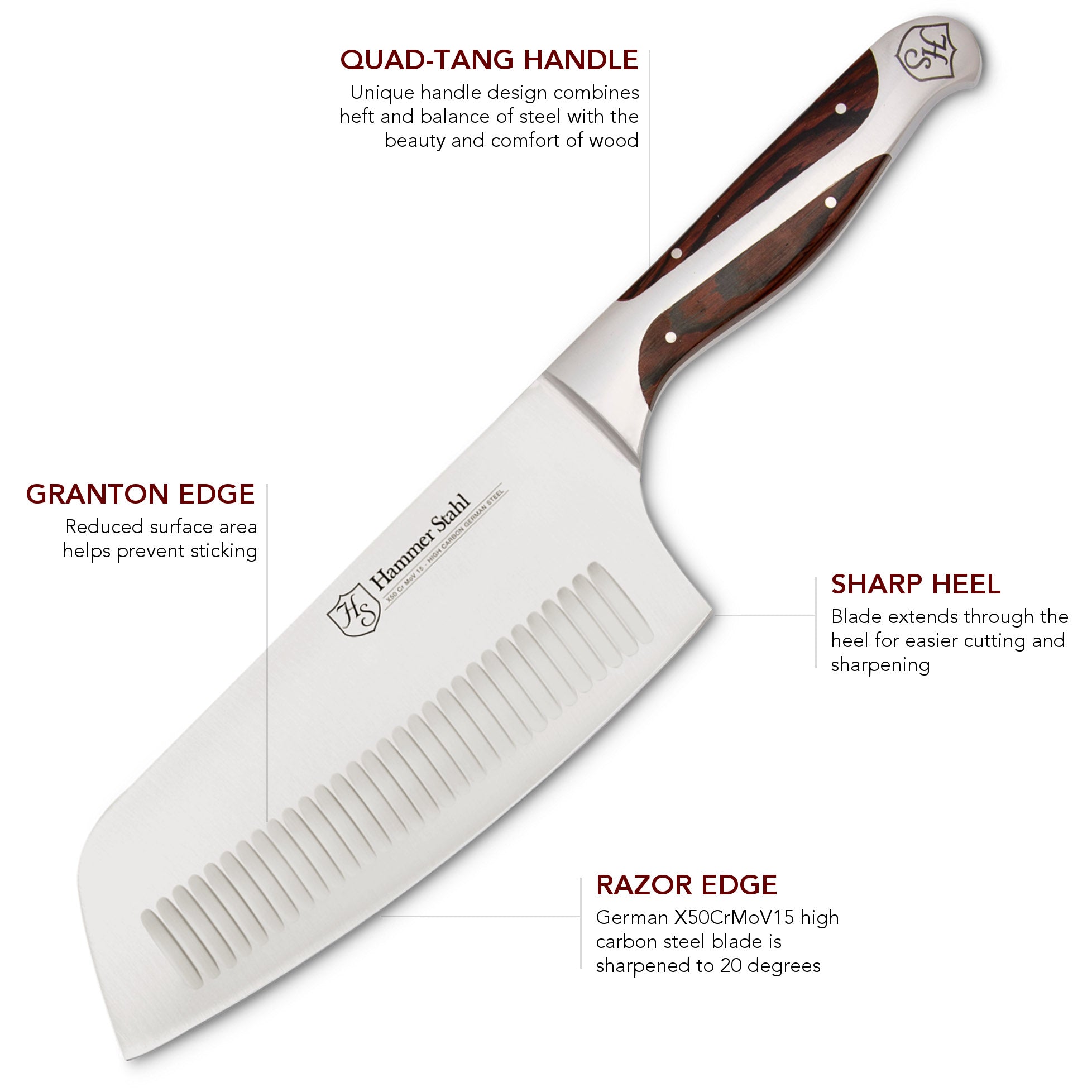 Hammer Stahl 7" Vegetable Cleaver