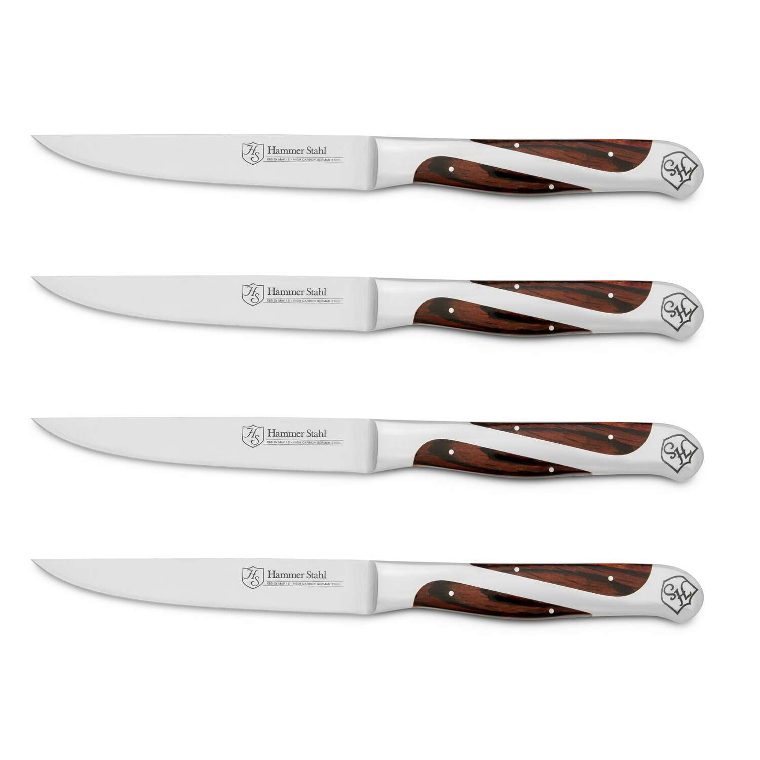 Hammer Stahl 4 Piece Steak Knife Set