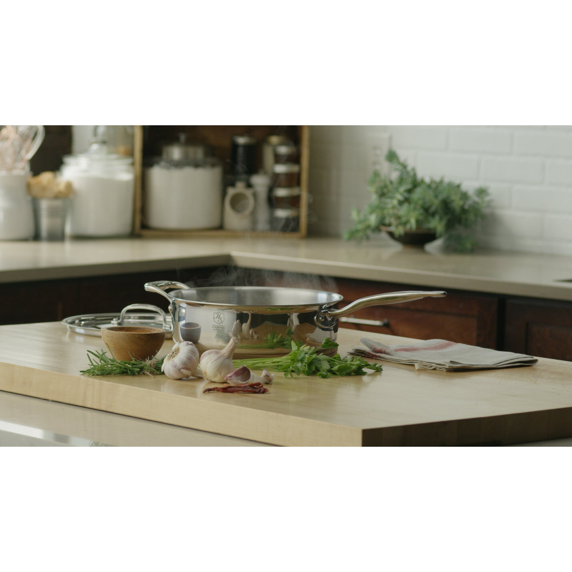 Titanium Series 4 Quart Sauté with Lid