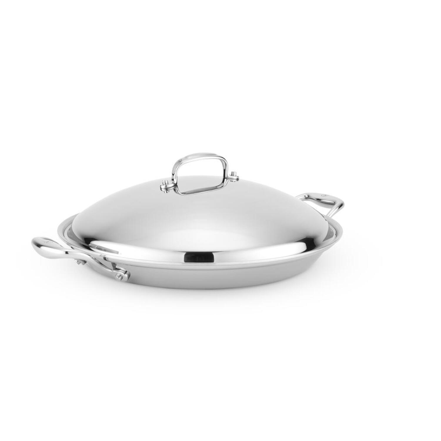 Titanium Series 13.5" Paella Pan with Lid