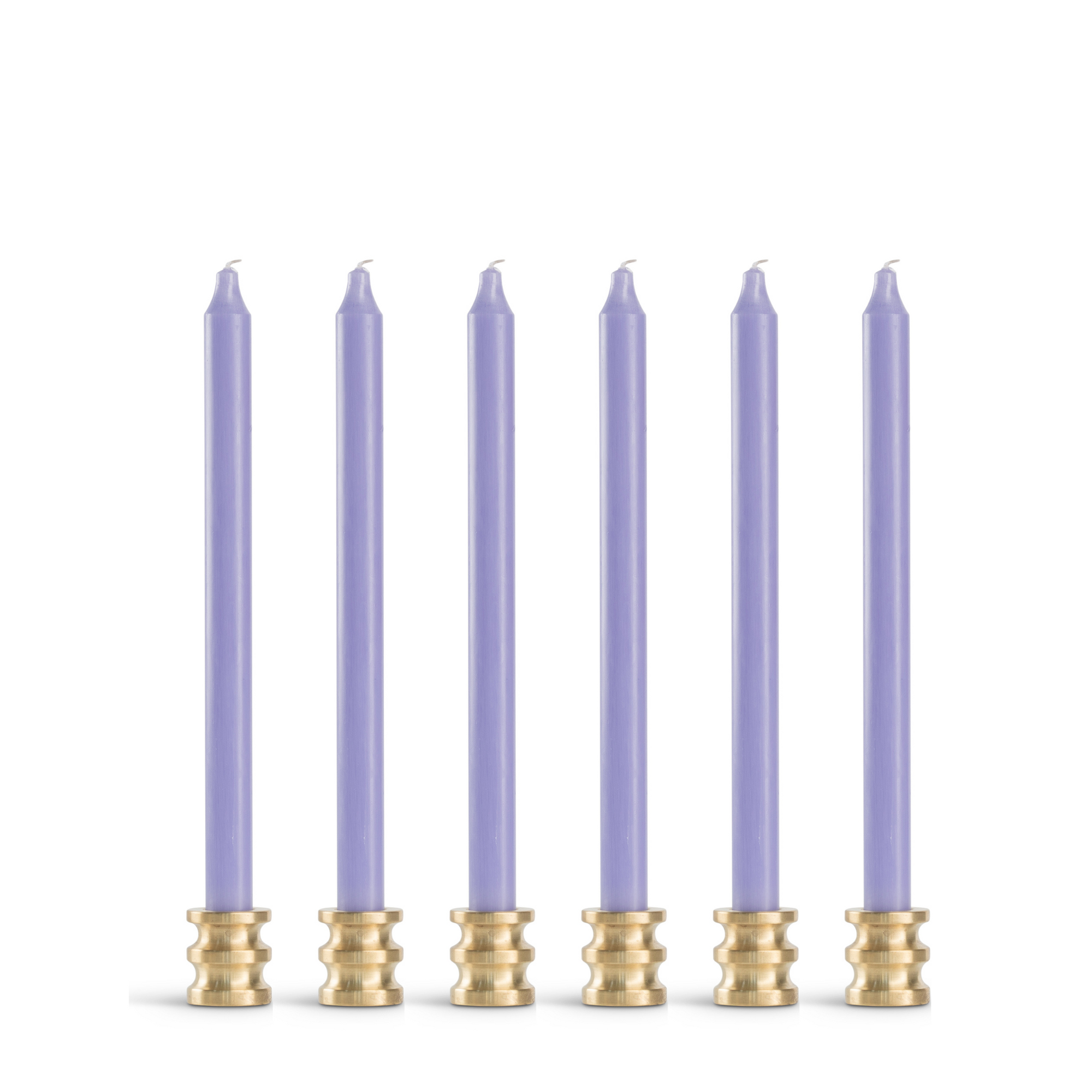 lavender taper candles