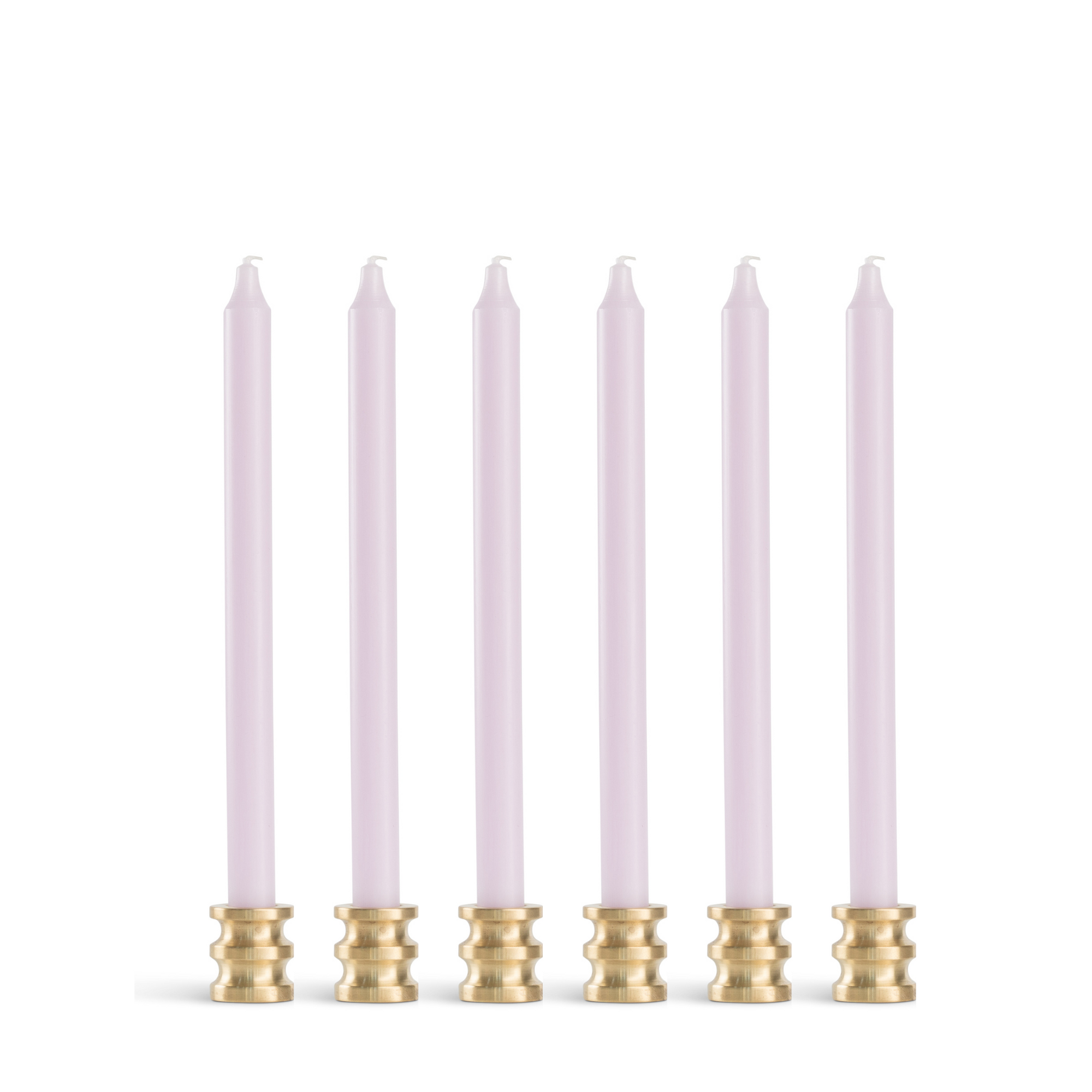 pale pink taper candles