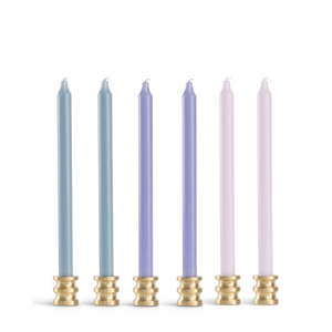 pastel taper candles