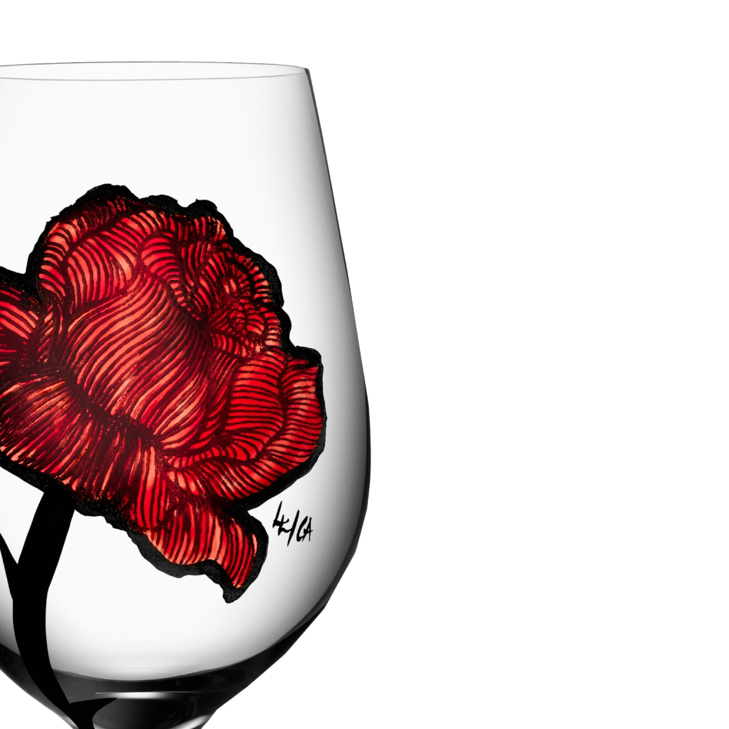 Tattoo Wine Glass - Set of 2