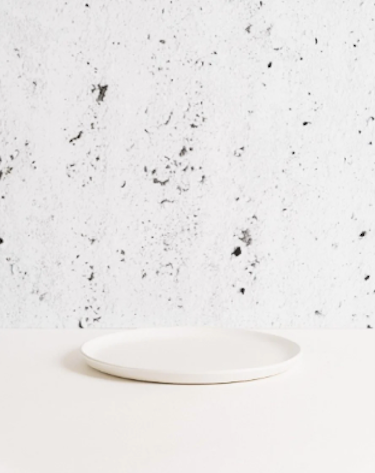 S/4 Tunisian Side Plate - Matte White