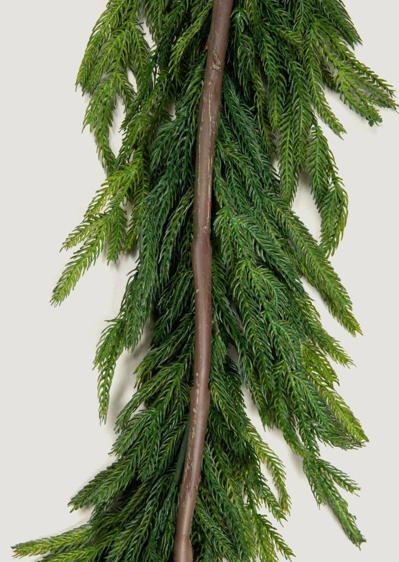 Afloral Real Touch Norfolk Pine Staircase/ Entry Garland - 180" Long