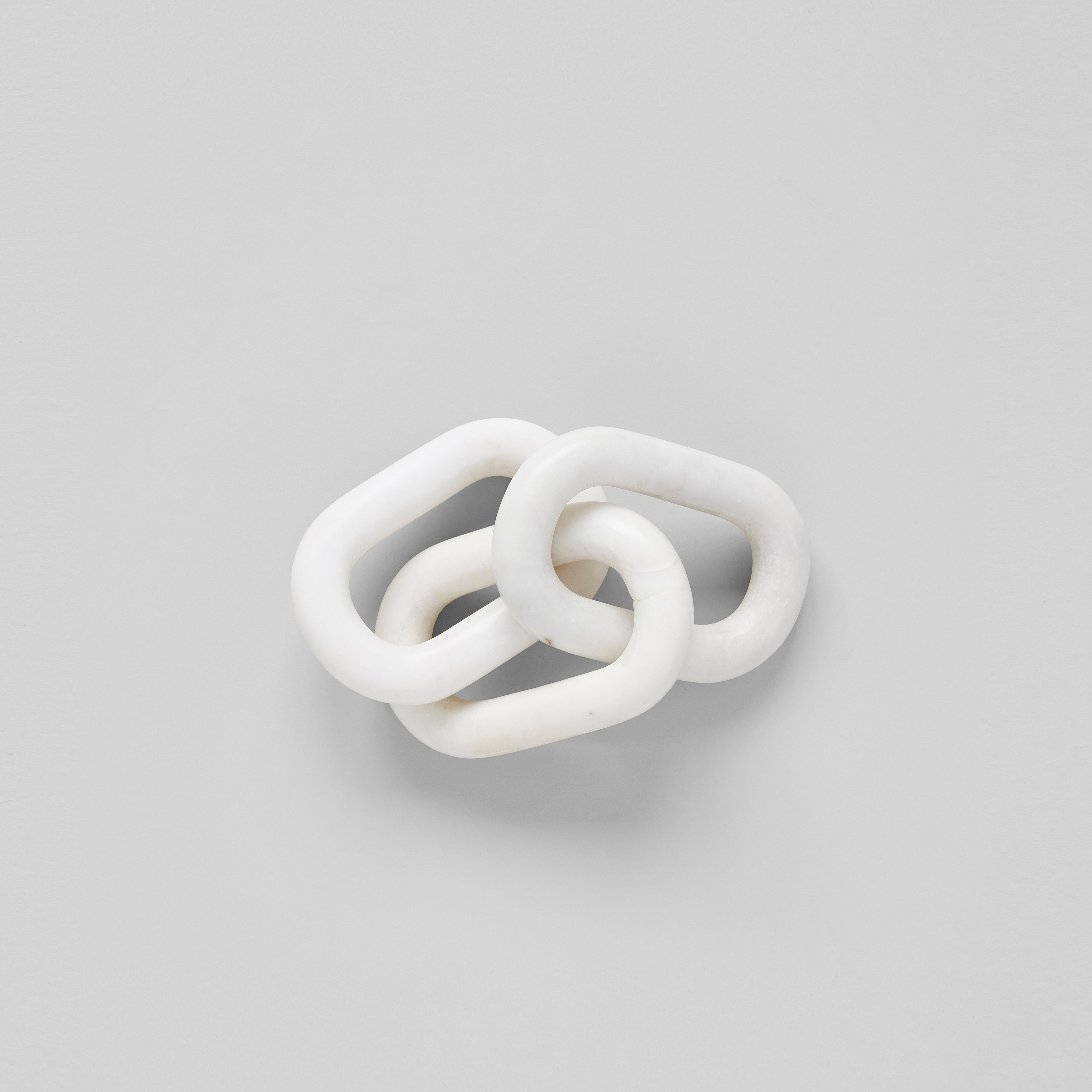 White Marble Chain, Small Link