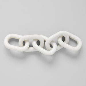 White Marble Chain, Small Link
