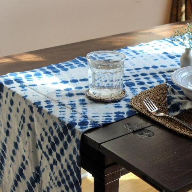 Geetha Shibori Tie-Dye Table Runners