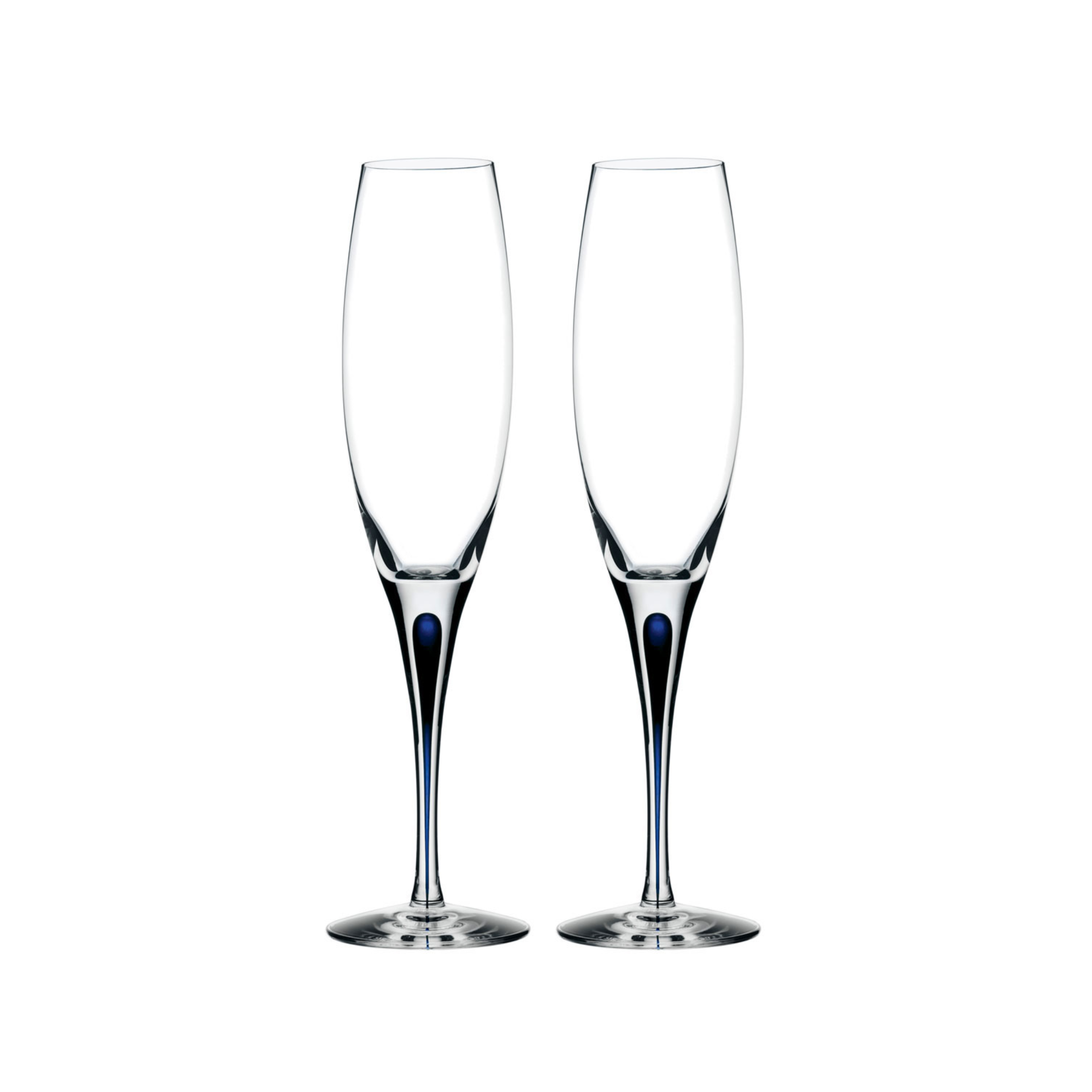 Intermezzo Blue Champagne Flute - Set of 2