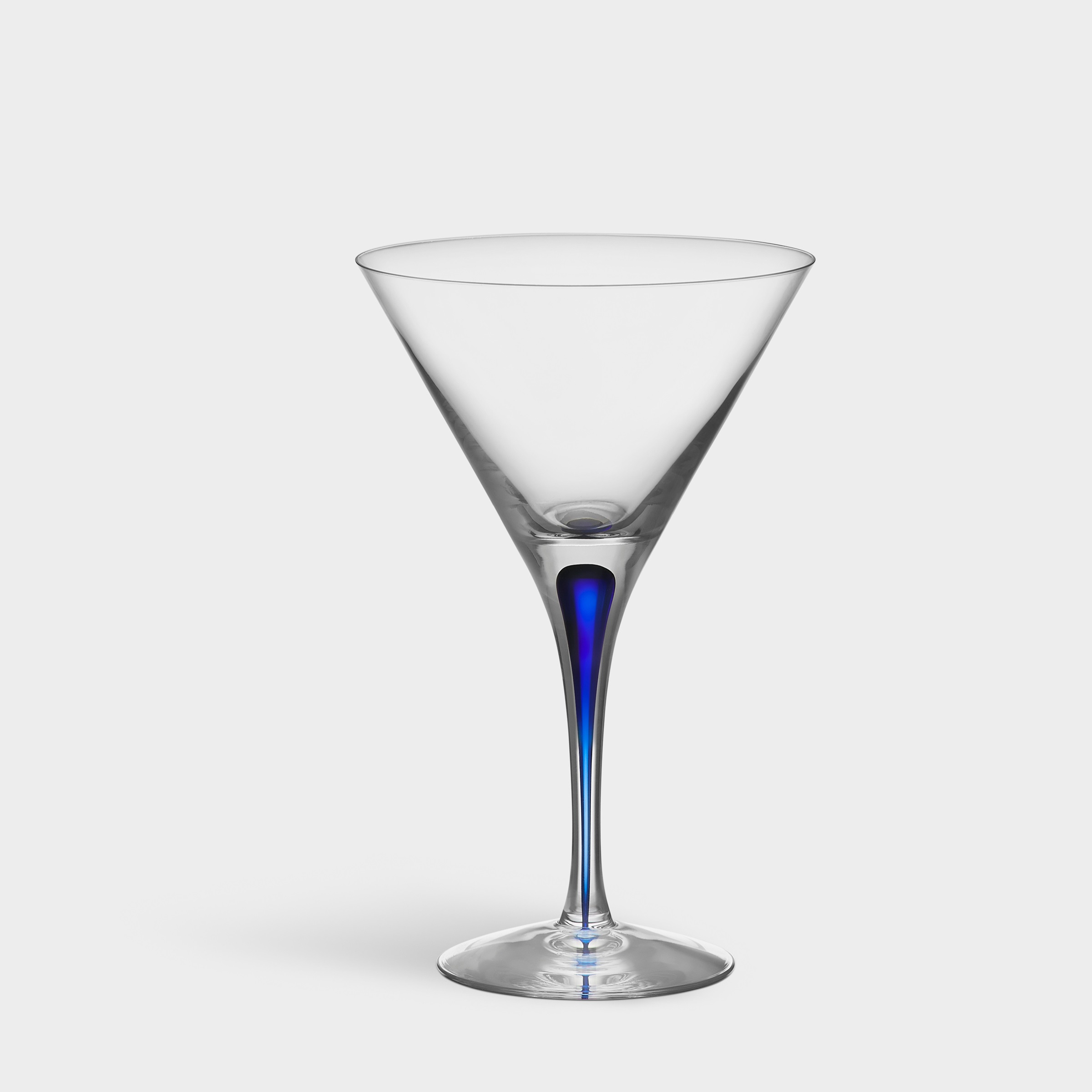 Intermezzo Blue Martini Glass - Set of 2