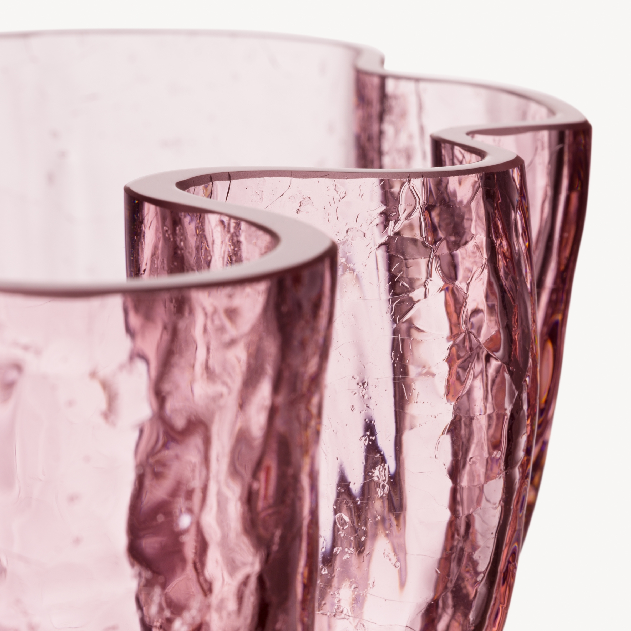 Crackle Bowl - Pink