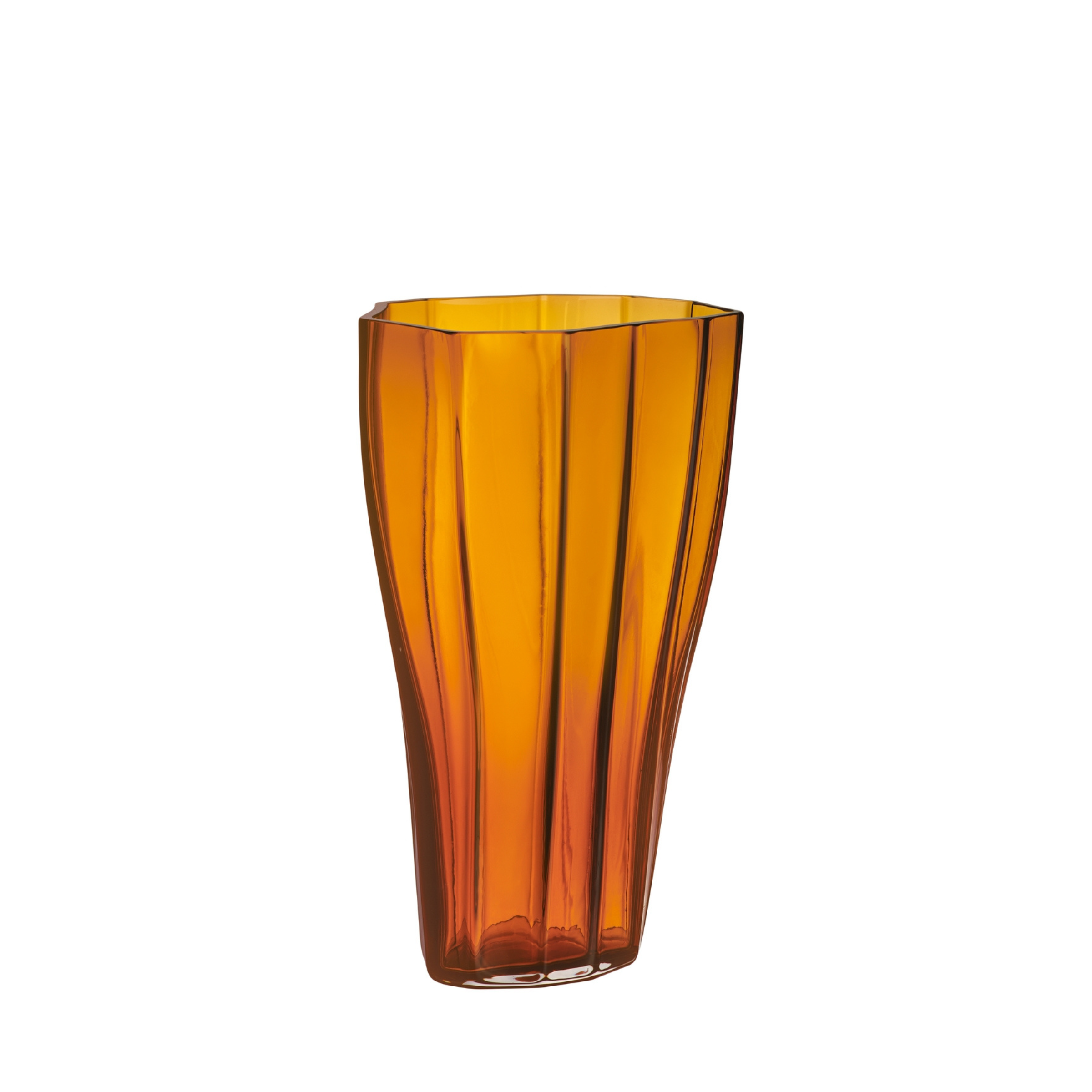 Reed Vase Amber - Medium