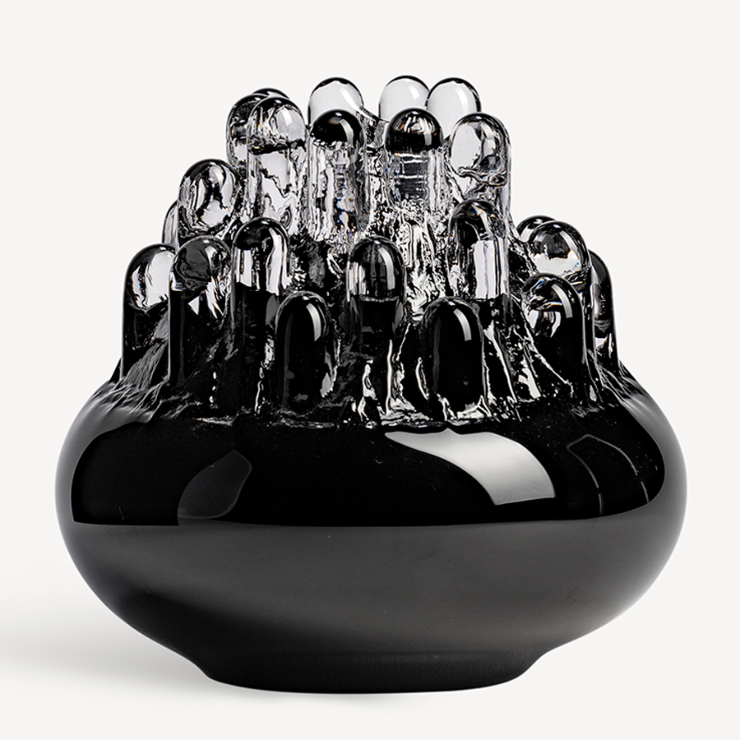 Polar Candleholder Black - Large