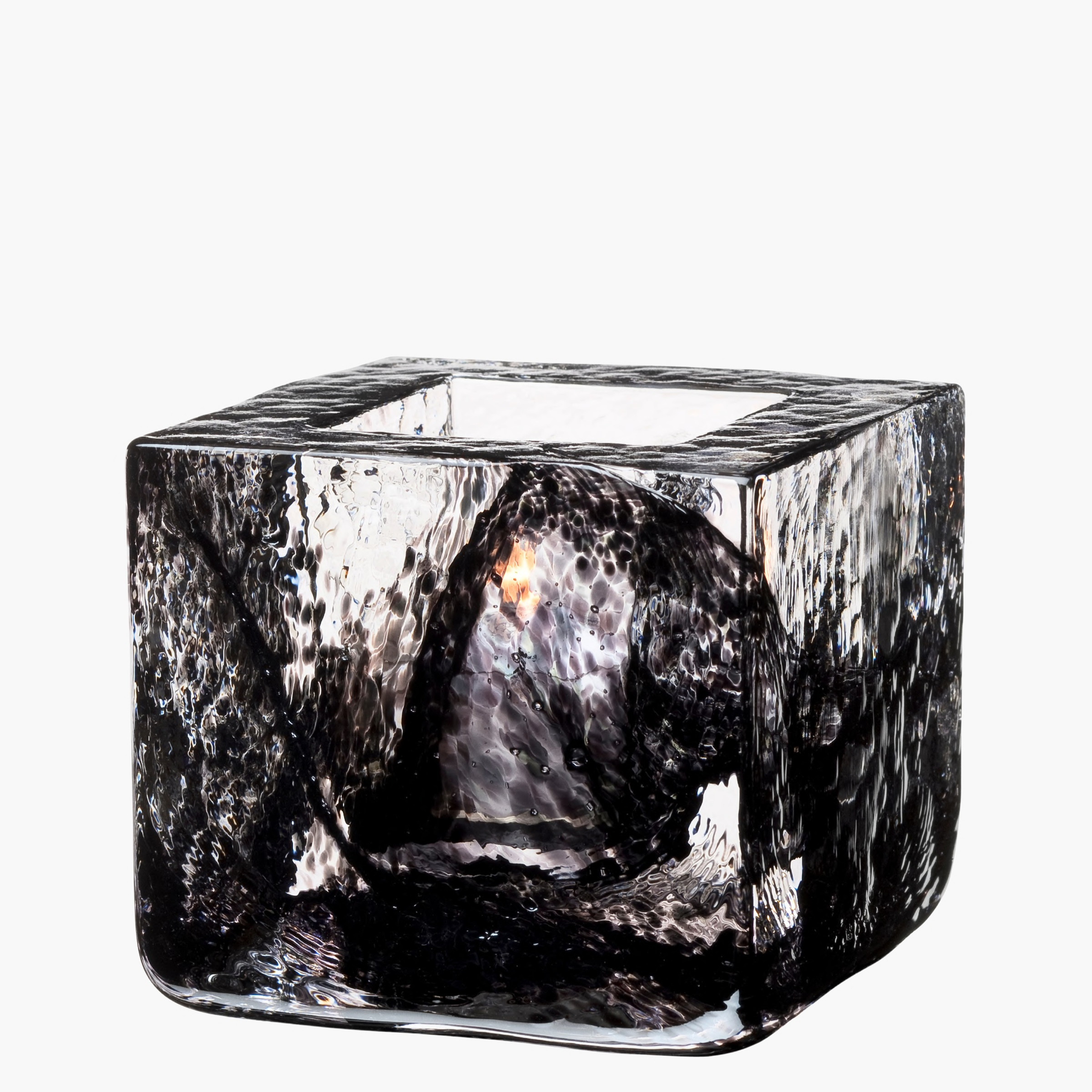 Brick Votive Black