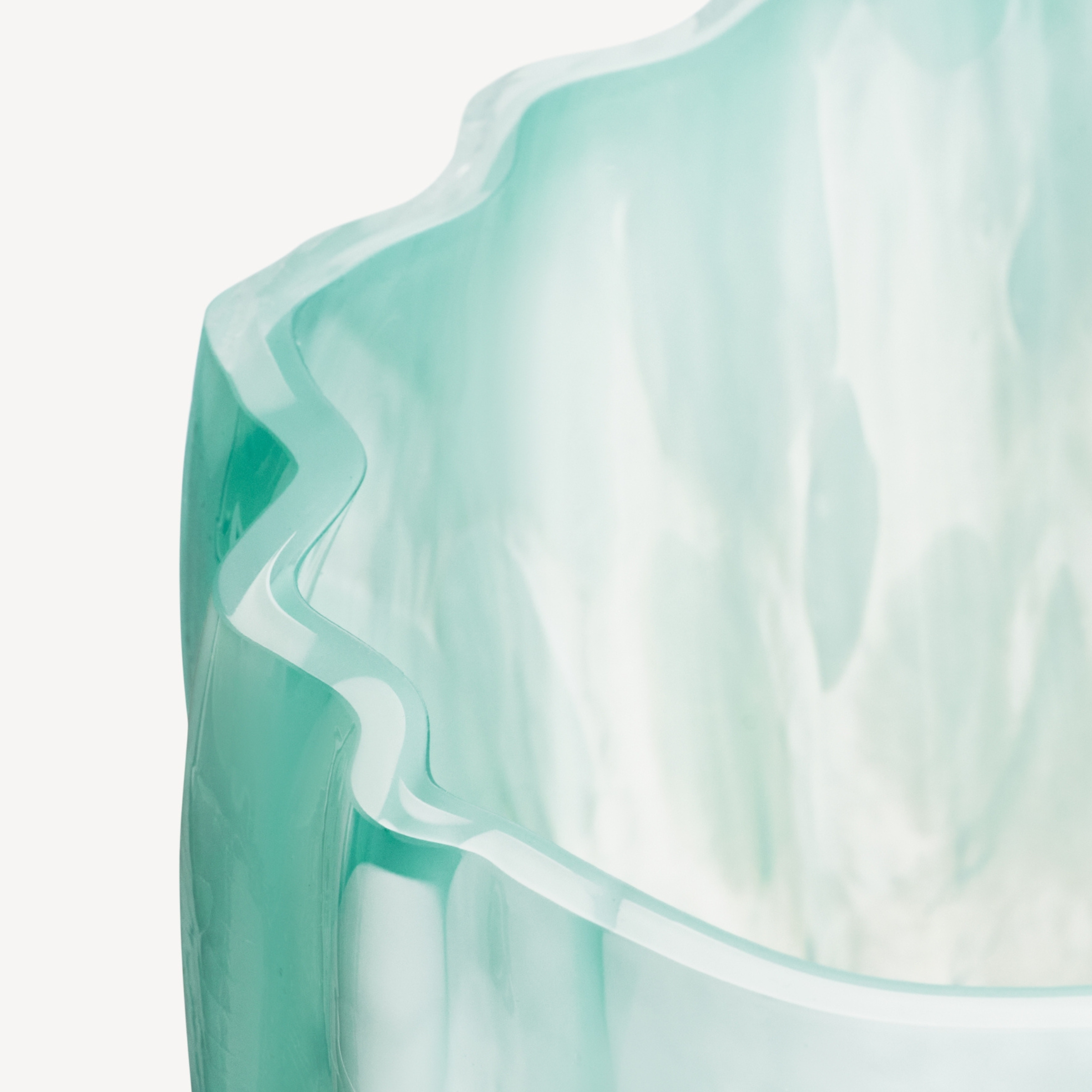 Crackle Vase Jade Green - Tall