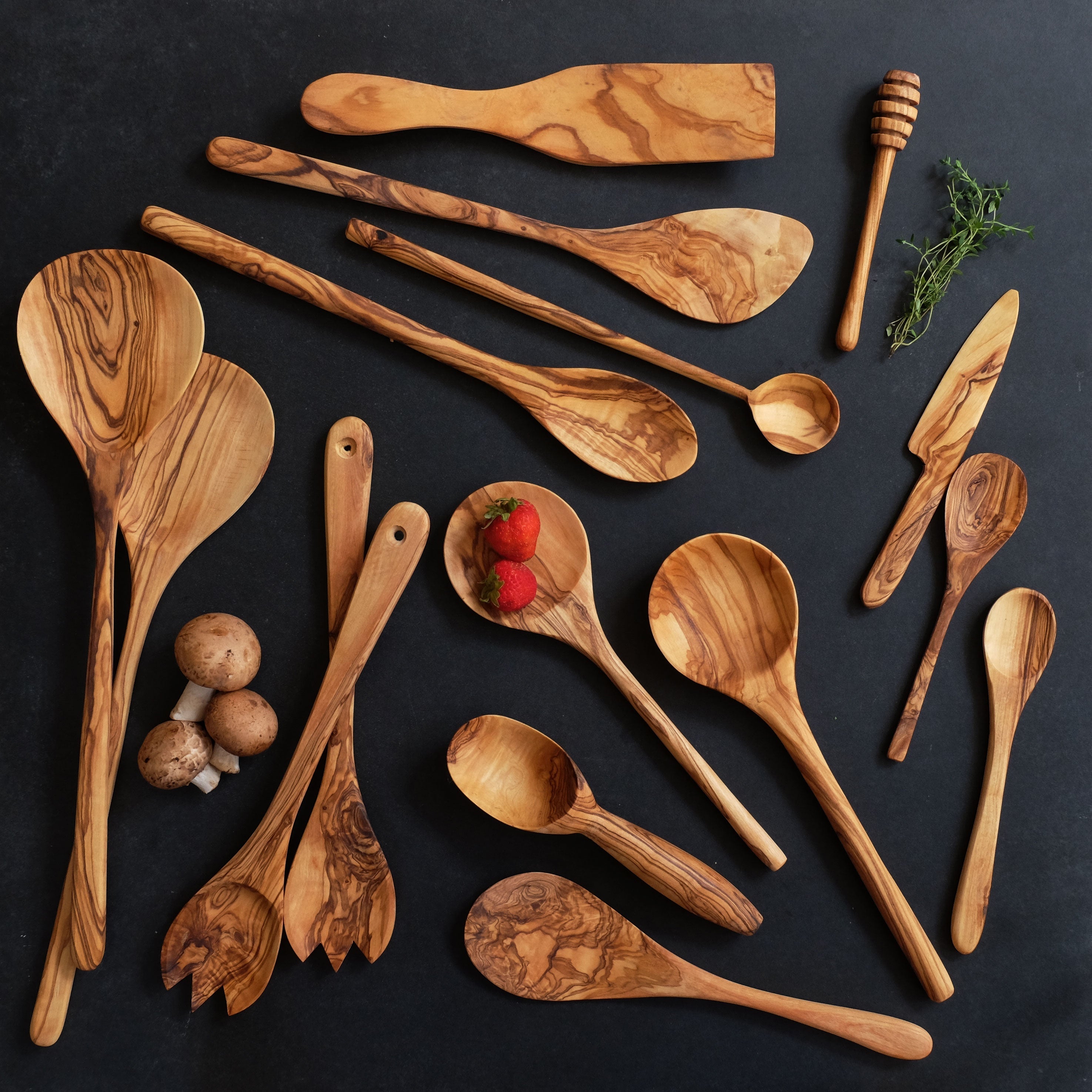 Olive Wood Tasting Spoon