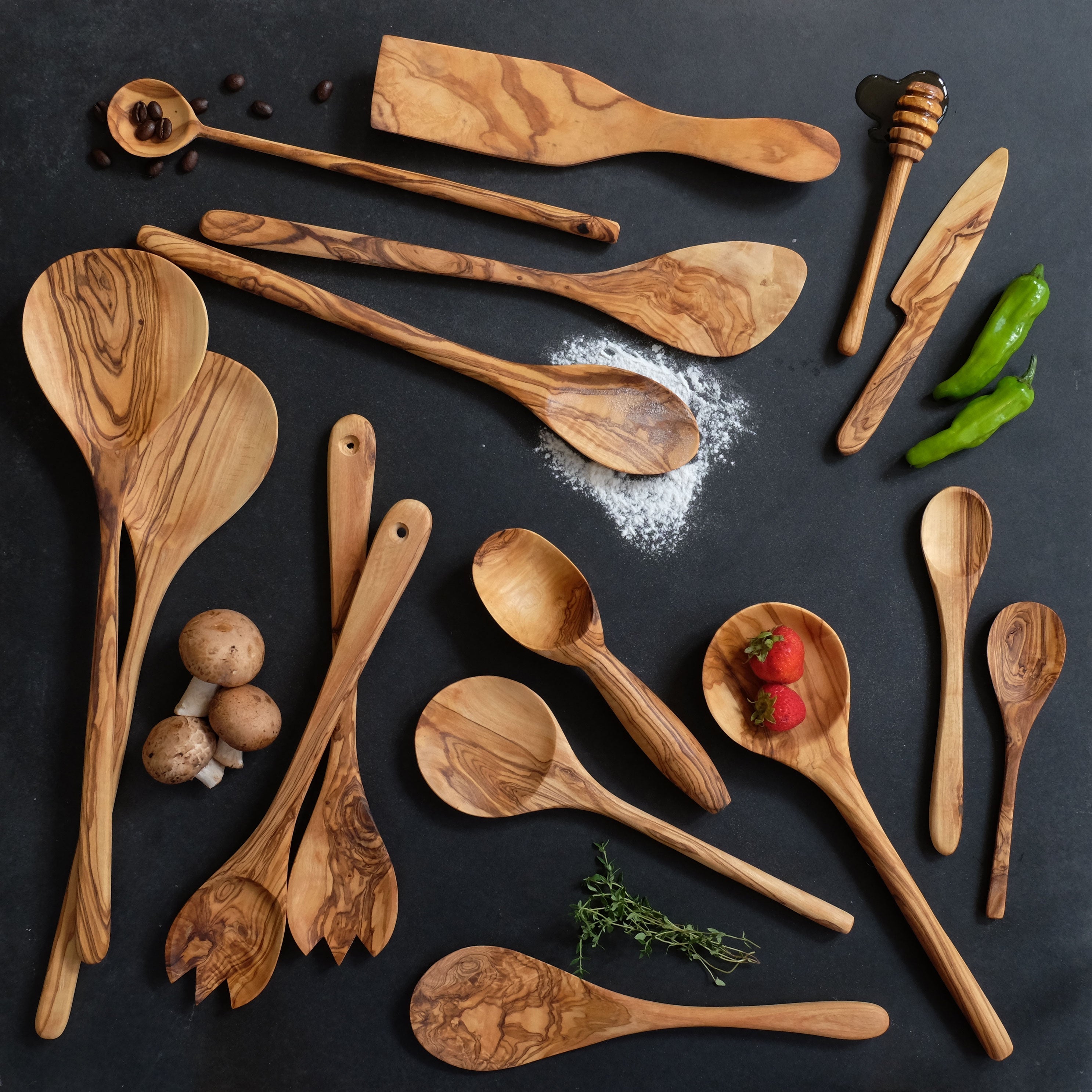 Small Olive Wood Spoon