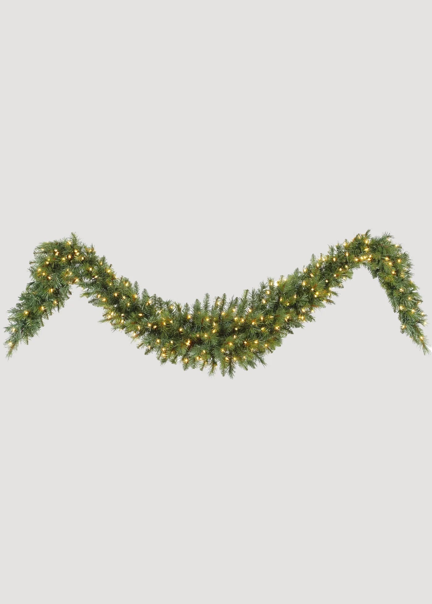 Faux Douglas Holiday Garland Swag with LED Lights - 108"