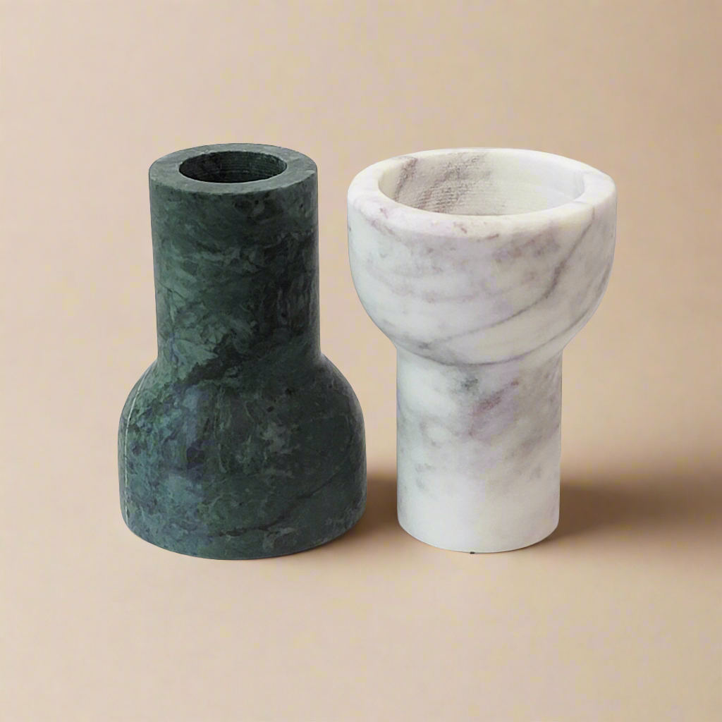 Como Marble Candle Holder by Aaron Probyn