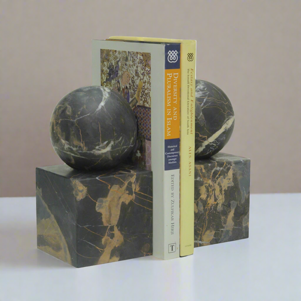 Apollo Marble Bookends