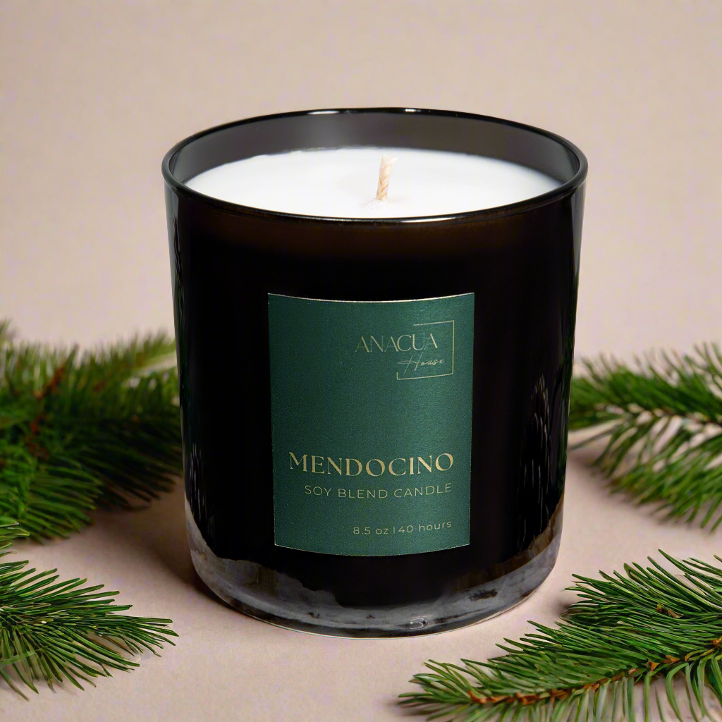 MENDOCINO Scented Candle- Pacific Redwood Forest