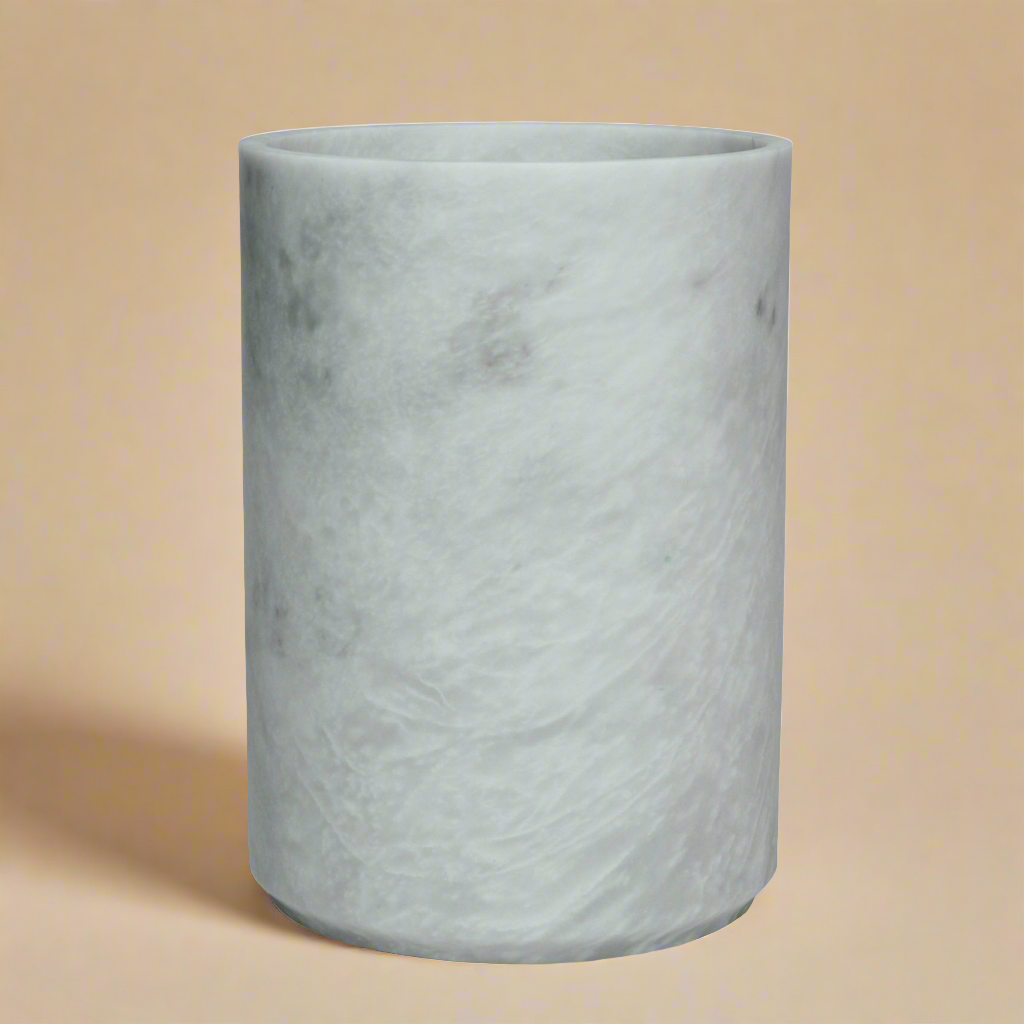 Eris Marble Waste Bin with Liner