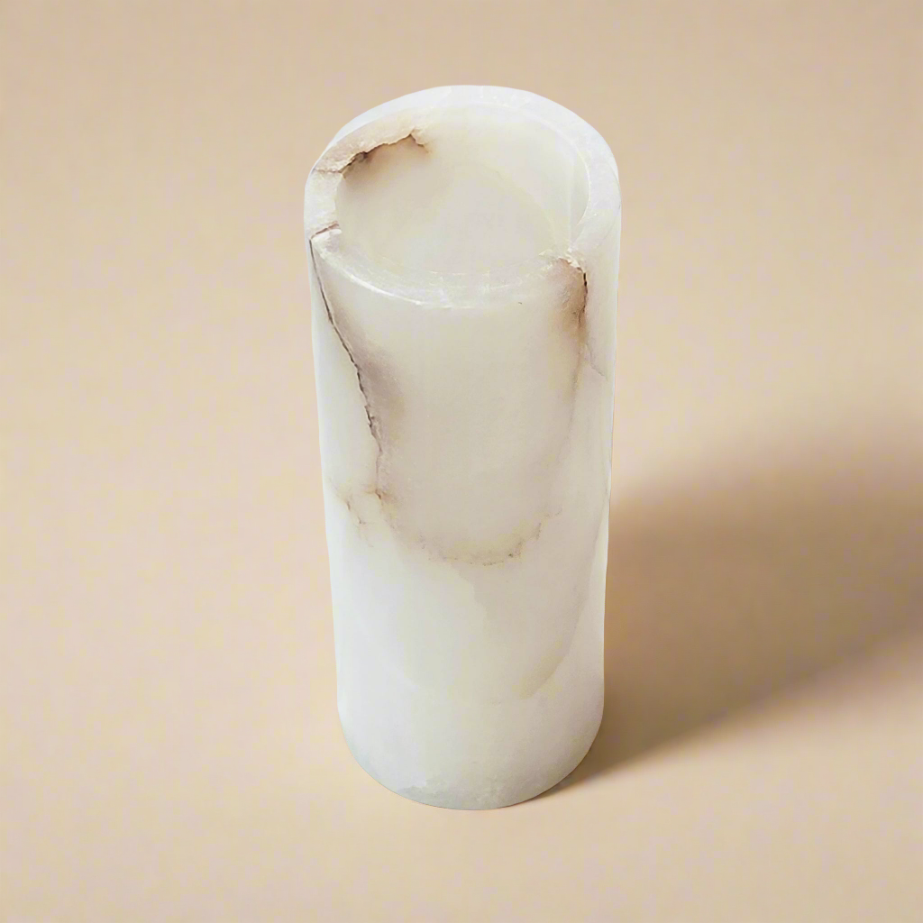 Santo Alabaster Narrow Vase