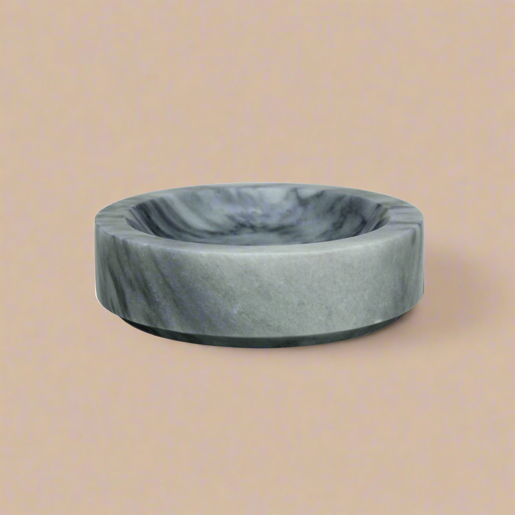 Eris Marble Round Soap Dish