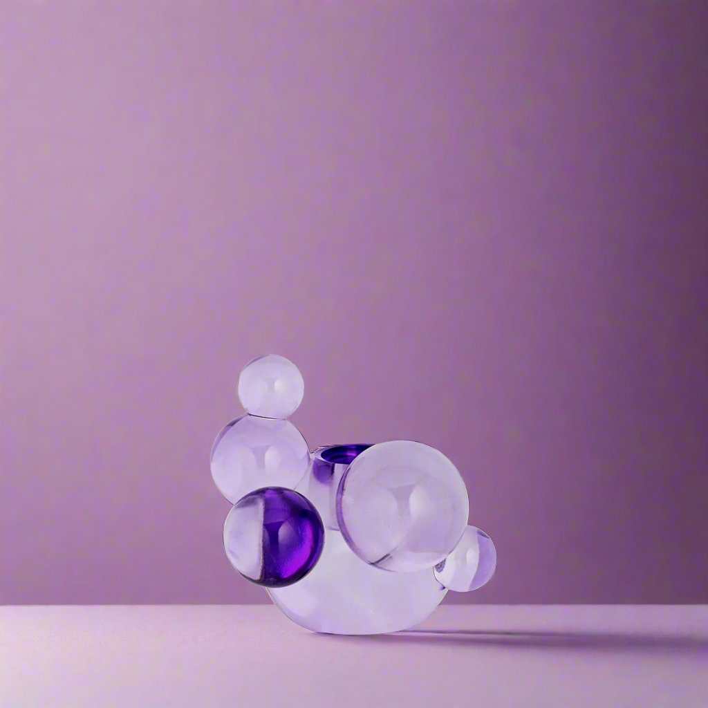 Bubble Crystal Candleholder