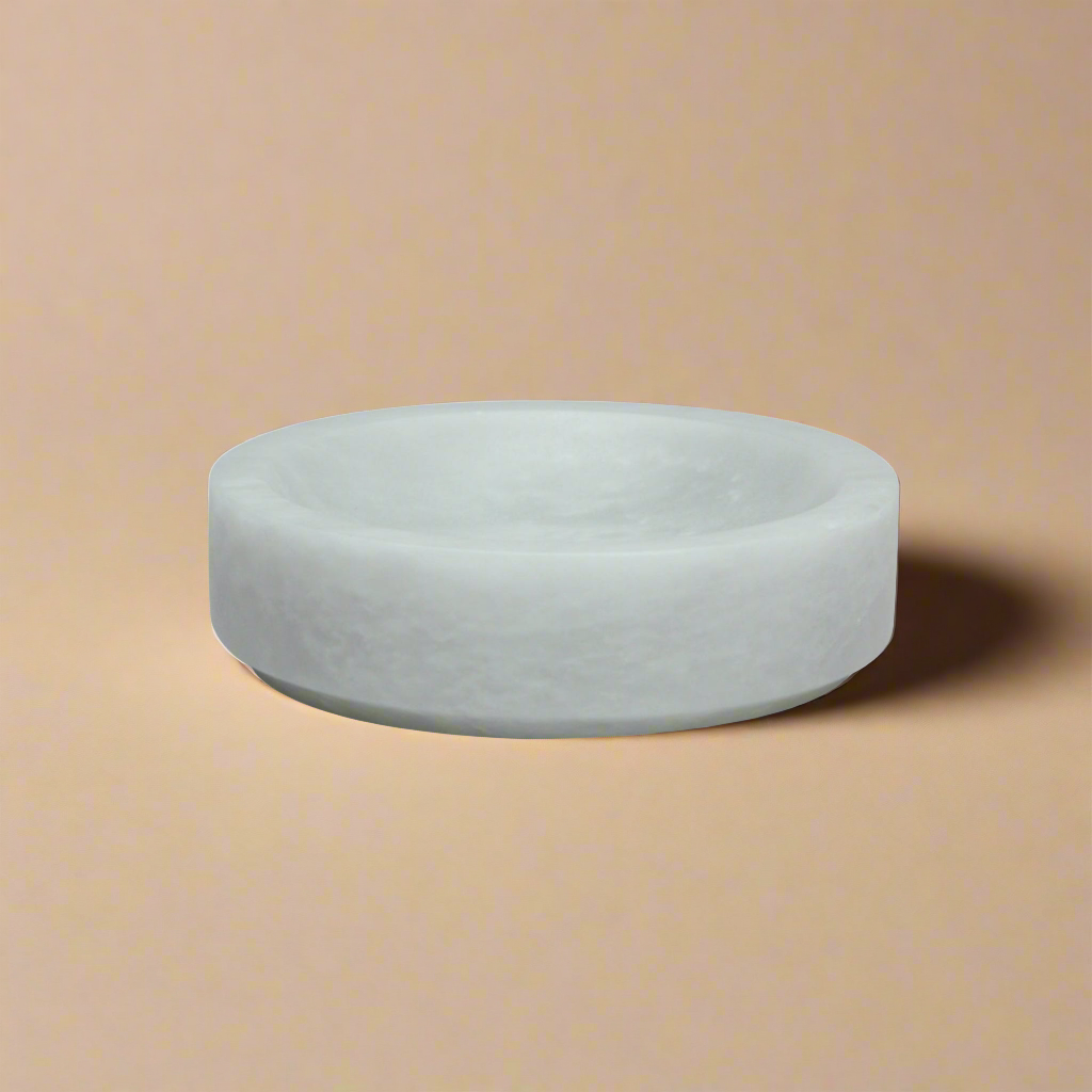 Eris Marble Round Soap Dish