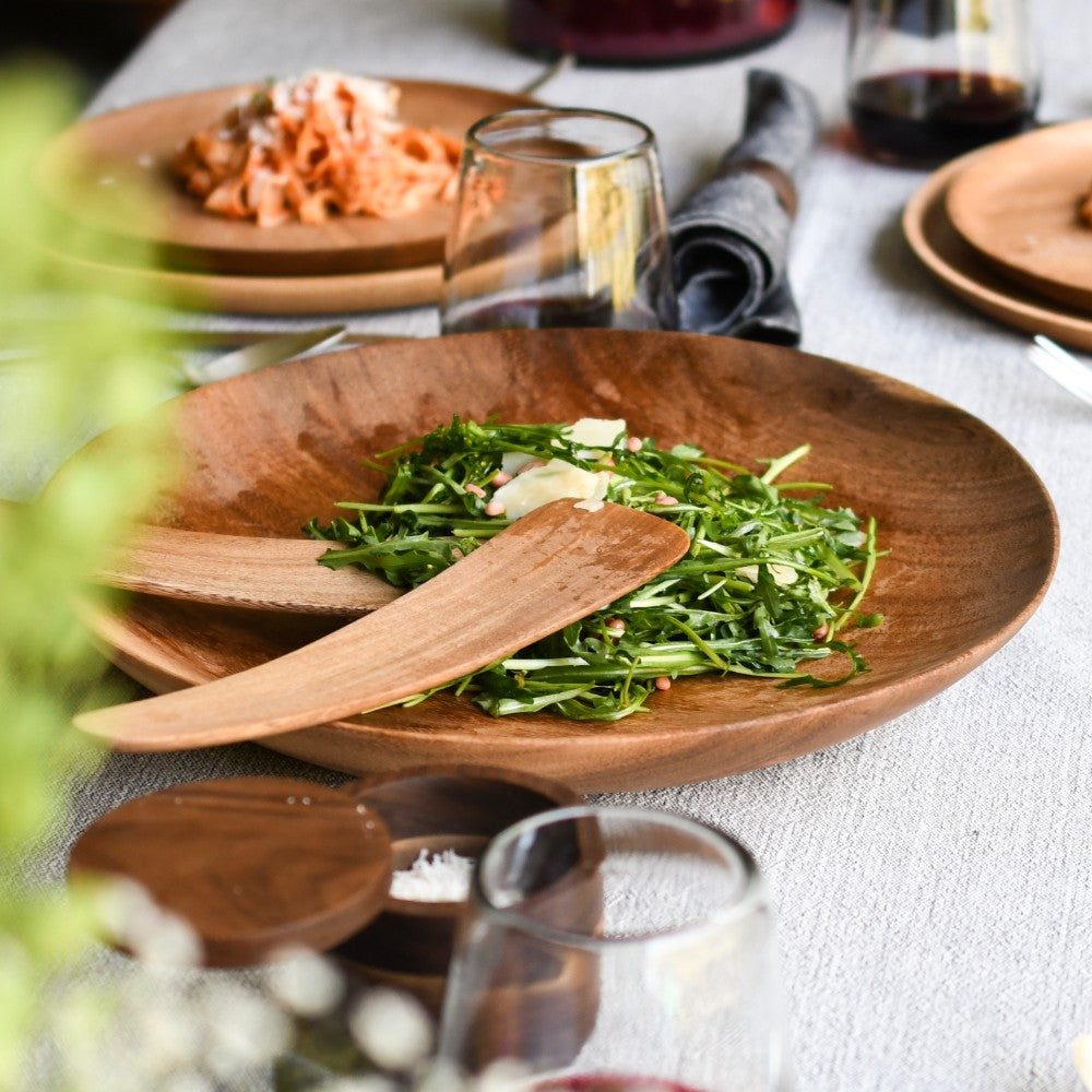 Round Parota Wood Tray