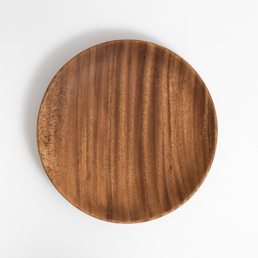 Round Parota Wood Tray