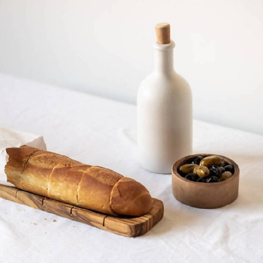 Olive Wood Bread Slicing Board