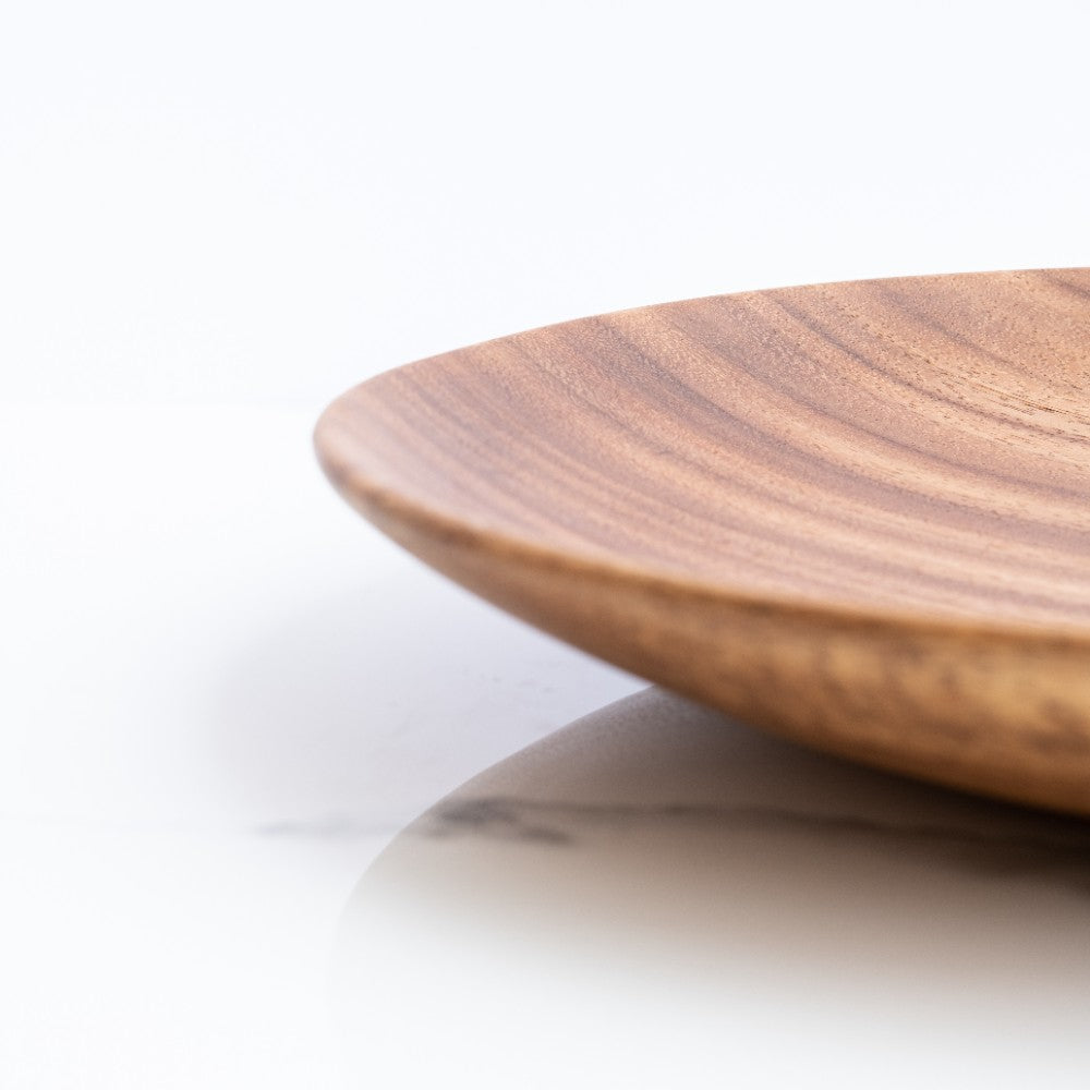 Round Parota Wood Tray