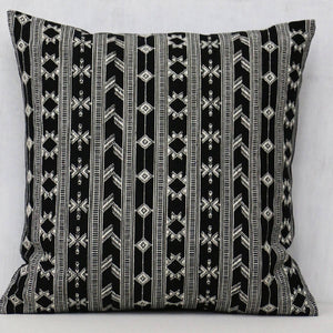 Black & White Aztec Print Pillow Cover