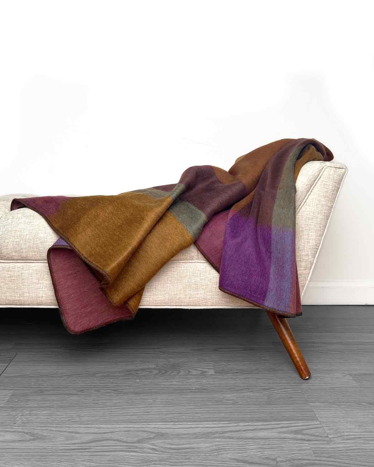 NEW! Alpaca Throw Blanket - Kaleidoscope