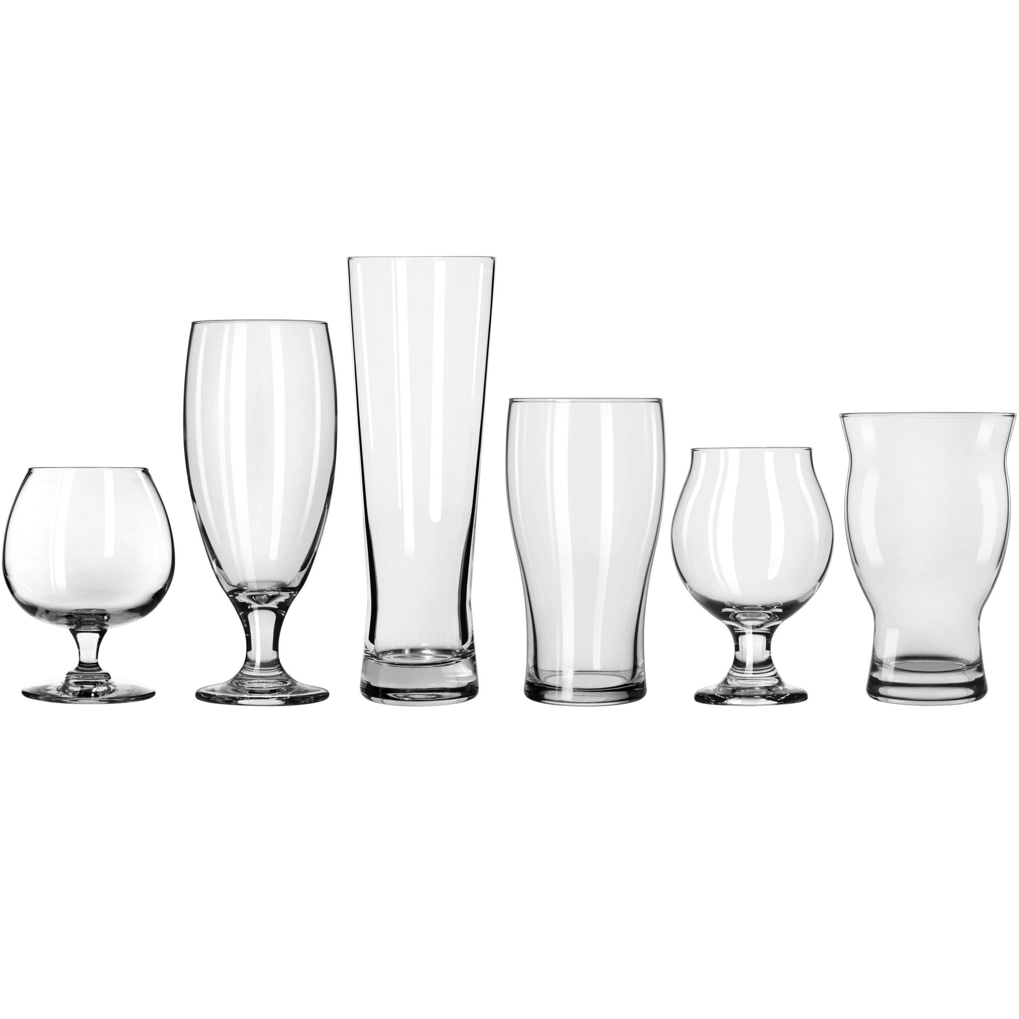 Craft Brews Assorted Beer Glasses, Set of 6