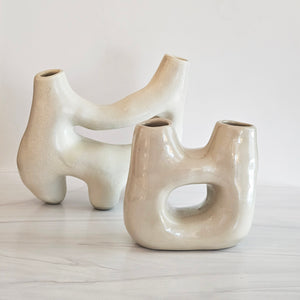 symbiosis and dual III vase ila ceramica